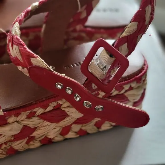 Robert Clergerie platform straw sandals 39.5