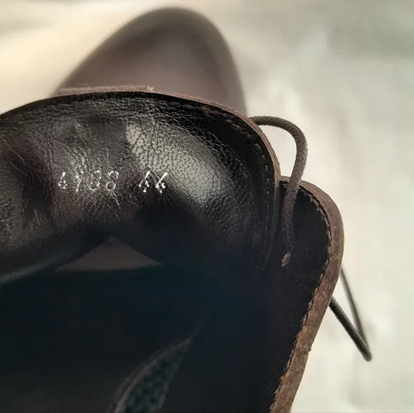 ROBERTO CAVALLI Men's Leather Brown Derby Dress Shoes New Size 11