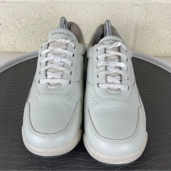 Rockport ProWalker White Leather Flats Women Size 9M Casual Shoes