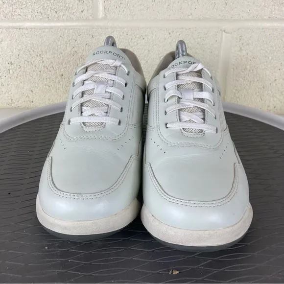 Rockport ProWalker White Leather Flats Women Size 9M Casual Shoes