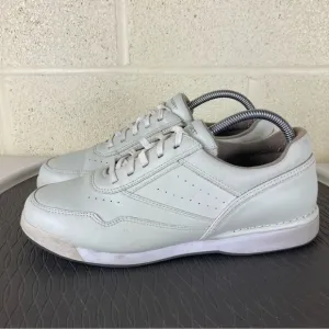 Rockport ProWalker White Leather Flats Women Size 9M Casual Shoes