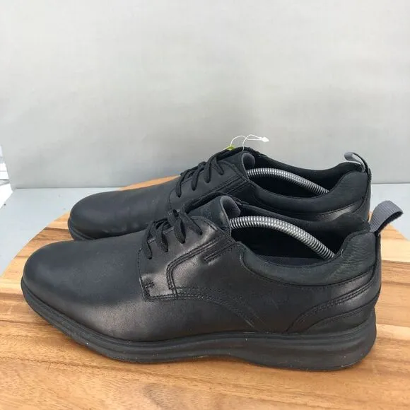 Rockport Total Motion Oxford Dress Shoes Mens‎ 11.5 M Black Leather Comfort