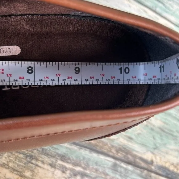 Rockport Walkability Trutech Penny Loafer Brown Leather Dress Shoes Mens Sz 8.5M