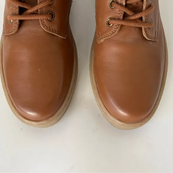 Roolee just wandering leather lace up platform boots 7 NEW