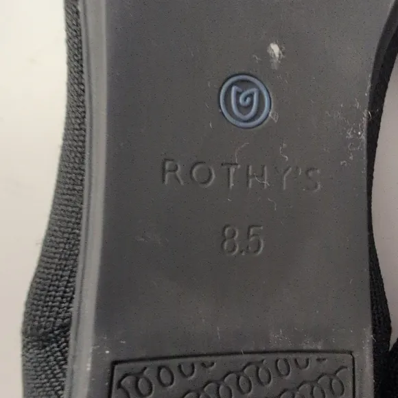 Rothy's Black Loafers 8.5 Woman