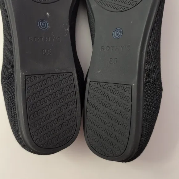 Rothy's Black Loafers 8.5 Woman