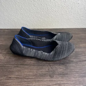 Rothy’s Granite Heather Grey Round Toe Flats‎ Shoes Womens Size 8.5