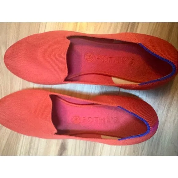 Rothy's Sunset Red Loafers