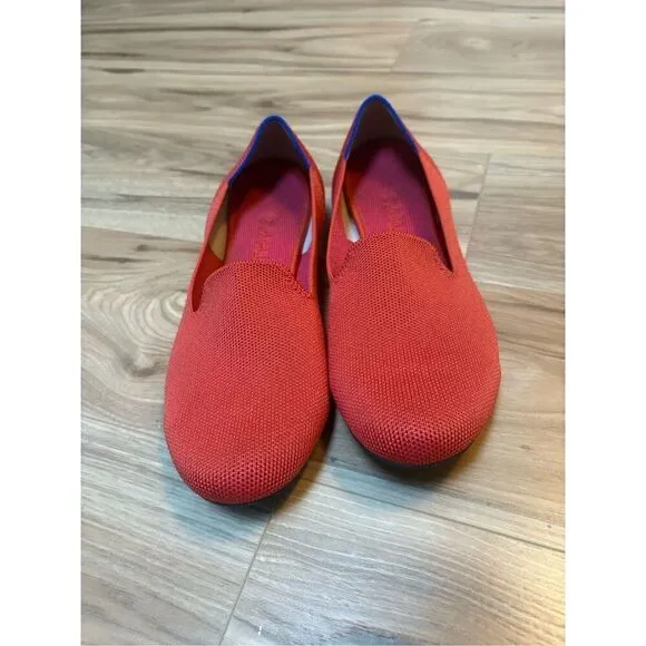 Rothy's Sunset Red Loafers