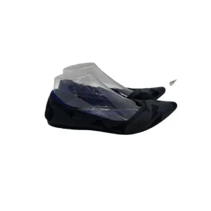 Rothy's The Point Dark Grey Camo Ballet Flats W8 Knit Women's Shoes Camouflage