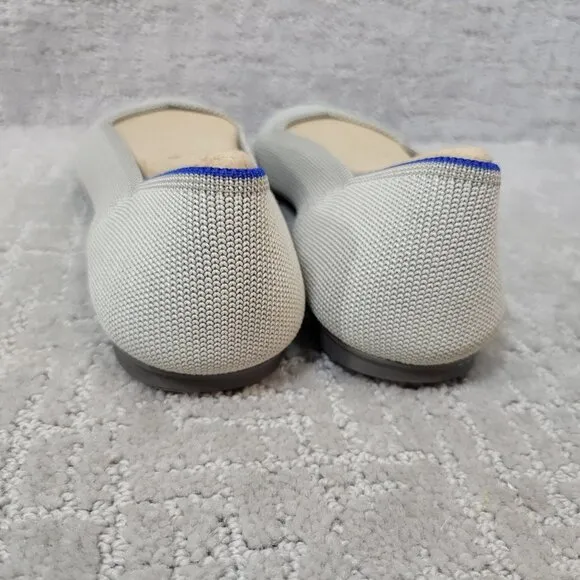 Rothy’s The Point Women's Size 11 Flax Birdseye Slip On Ballet Flats Shoes