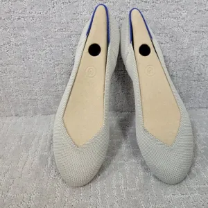 Rothy’s The Point Women's Size 11 Flax Birdseye Slip On Ballet Flats Shoes