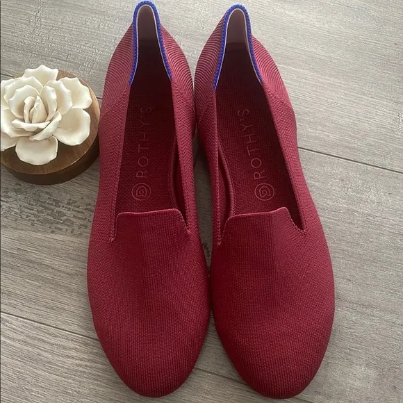 Rothy's Women's size 11.5 Red cinnamon woman's flat Loafers