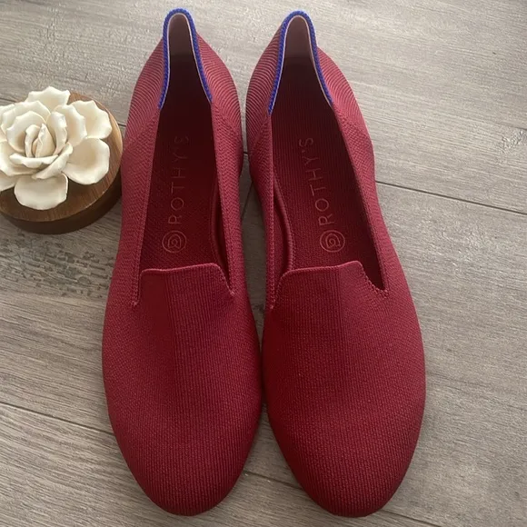 Rothy's Women's size 11.5 Red cinnamon woman's flat Loafers