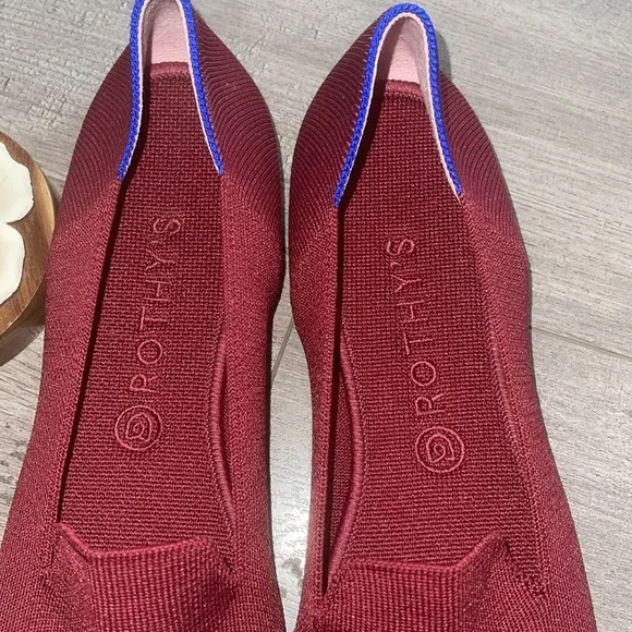 Rothy's Women's size 11.5 Red cinnamon woman's flat Loafers
