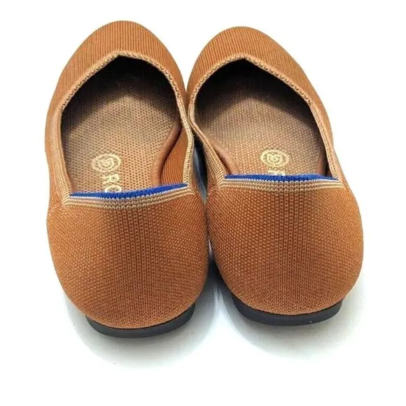 Rothys Womens Shoes The Flats Size 7 Brandy Orange