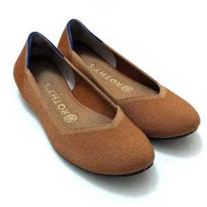 Rothys Womens Shoes The Flats Size 7 Brandy Orange