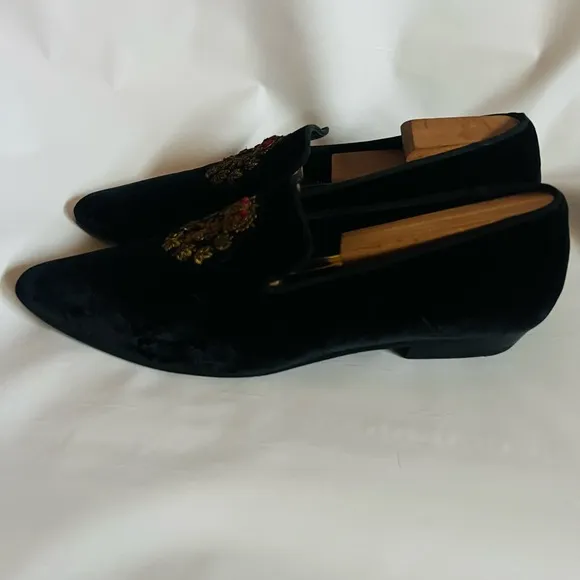 Saint Lauren DEVON Embroidered Loafers