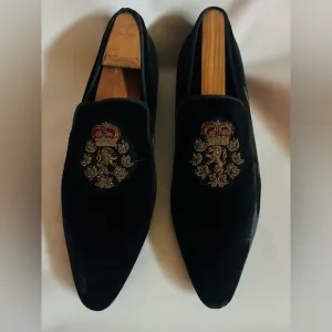 Saint Lauren DEVON Embroidered Loafers