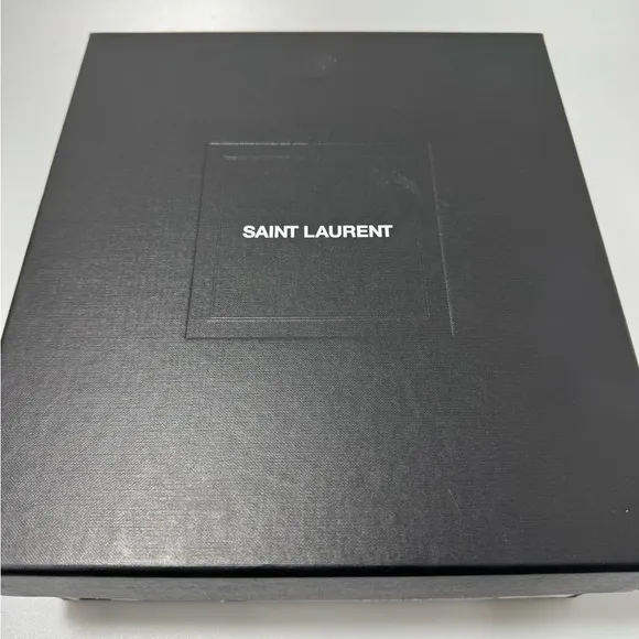 Saint Laurent Nuit Sandals Velvet Grey Women’s Size EU 39.5/US 9.5