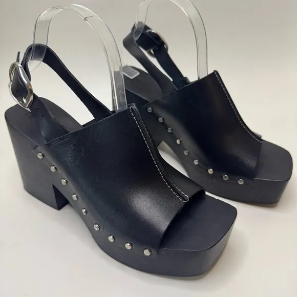 ❕SALE❕ Zara Black Platform Heeled Sandals