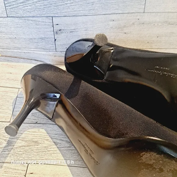 Salvatore Ferragamo italian black shoes.