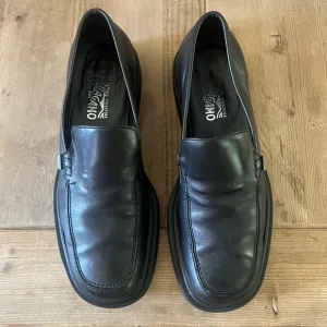 Salvatore Ferragamo men’s black loafers shoes