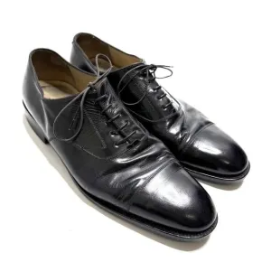 Salvatore Ferragamo Men’s Size 12 D Black Wingtip Oxford Dress Shoes Leather