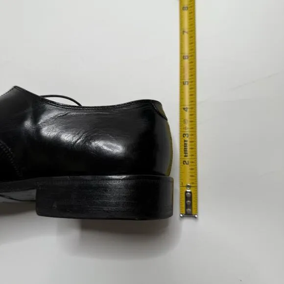 Salvatore Ferragamo Men’s Size 12 D Black Wingtip Oxford Dress Shoes Leather