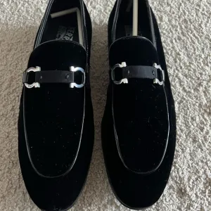 Salvatore Ferragamo velvet dress shoes