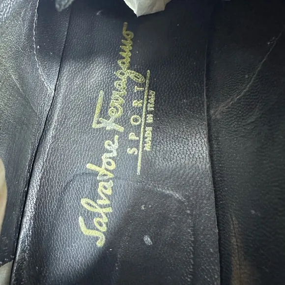 Salvatore Ferragamo Vintage Suede Lace Up Heeled Derby Dress Shoes