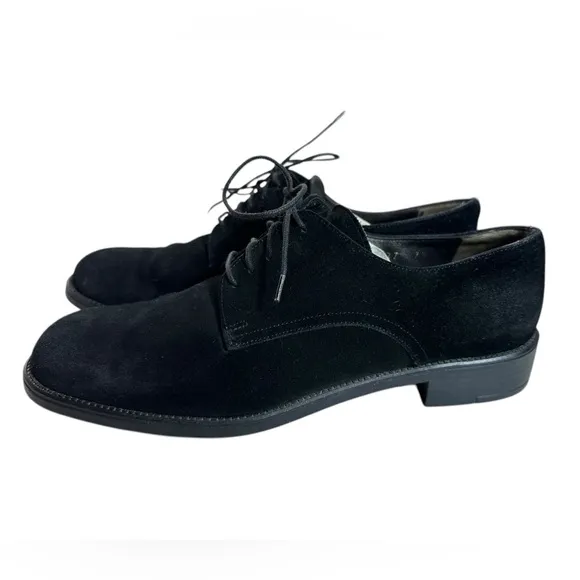 Salvatore Ferragamo Vintage Suede Lace Up Heeled Derby Dress Shoes