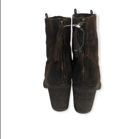 Sam Edelman Brown Leather Heel Boots