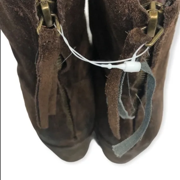 Sam Edelman Brown Leather Heel Boots