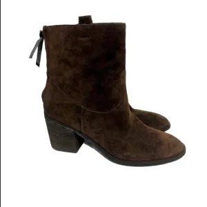 Sam Edelman Brown Leather Heel Boots