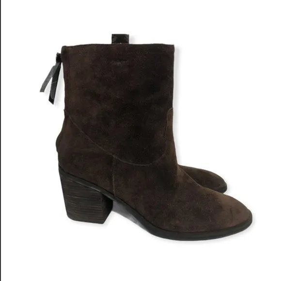 Sam Edelman Brown Leather Heel Boots