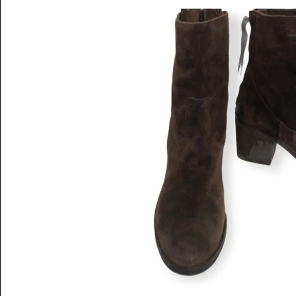 Sam Edelman Brown Leather Heel Boots