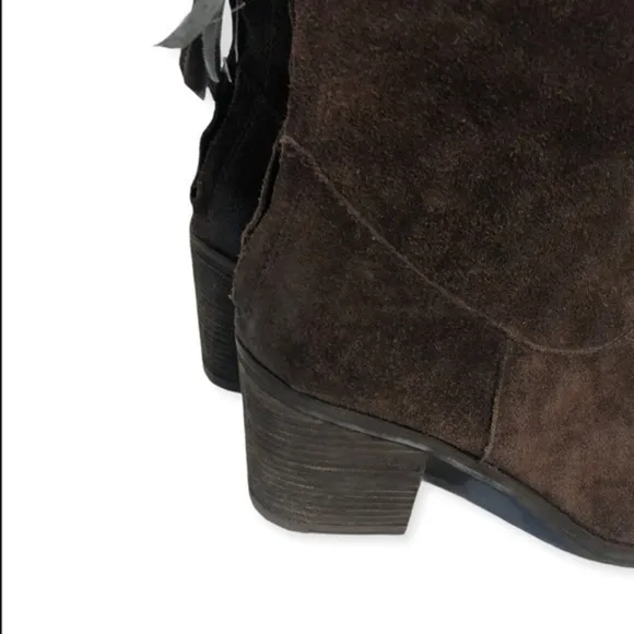 Sam Edelman Brown Leather Heel Boots