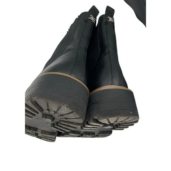 Sam Edelman Laguna Women's Boots Black Leather Size 6 Combat Platform