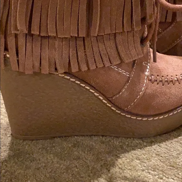 ~Sam Edelman~ NEW Suede Platform Wedge Bo…