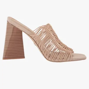Sam Edelman Tan Laurette Block-Heel Sandals Size 10