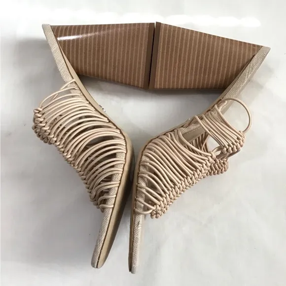 Sam Edelman Tan Laurette Block-Heel Sandals Size 10