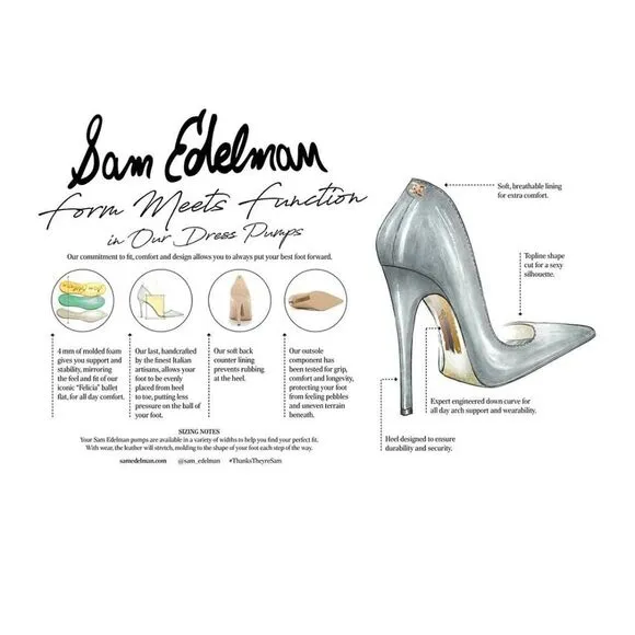 Sam Edelman Women's  Hazel Pointy Toe Metallic Sequin Pumps Shoes Size 10