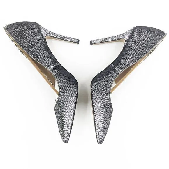 Sam Edelman Women's  Hazel Pointy Toe Metallic Sequin Pumps Shoes Size 10