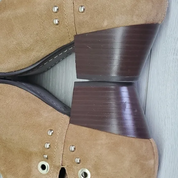 Sam Edelman Womens Rubin Grommet  Ankle Booties Western Boho shoes sz 8M