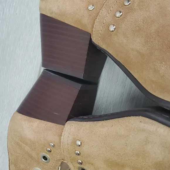 Sam Edelman Womens Rubin Grommet  Ankle Booties Western Boho shoes sz 8M