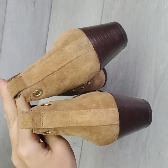 Sam Edelman Womens Rubin Grommet  Ankle Booties Western Boho shoes sz 8M