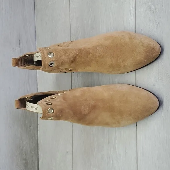 Sam Edelman Womens Rubin Grommet  Ankle Booties Western Boho shoes sz 8M