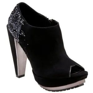 Sam Edelman Womens 8 Black Heeled Booties