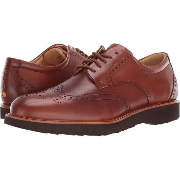 Samuel Hubbard Tipping Point M2130-065 Oxford Men UK 8 Brown Dress Shoes ZPO1292